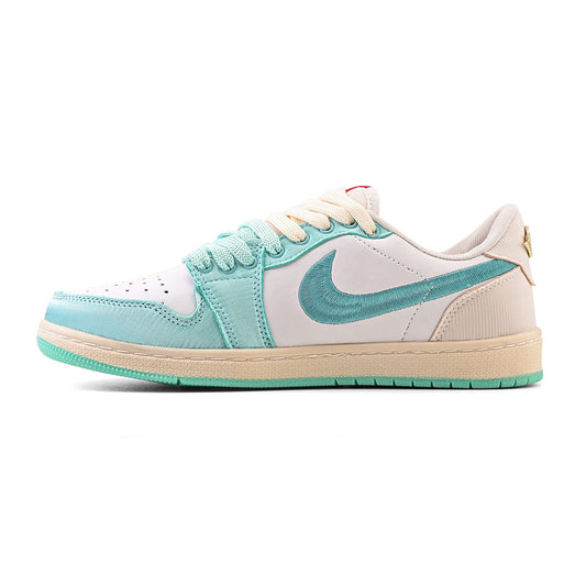 Nike Air Jordan 1 NACIONAL PREMIUM Trophy Room Away (Branco/Verde Água)
