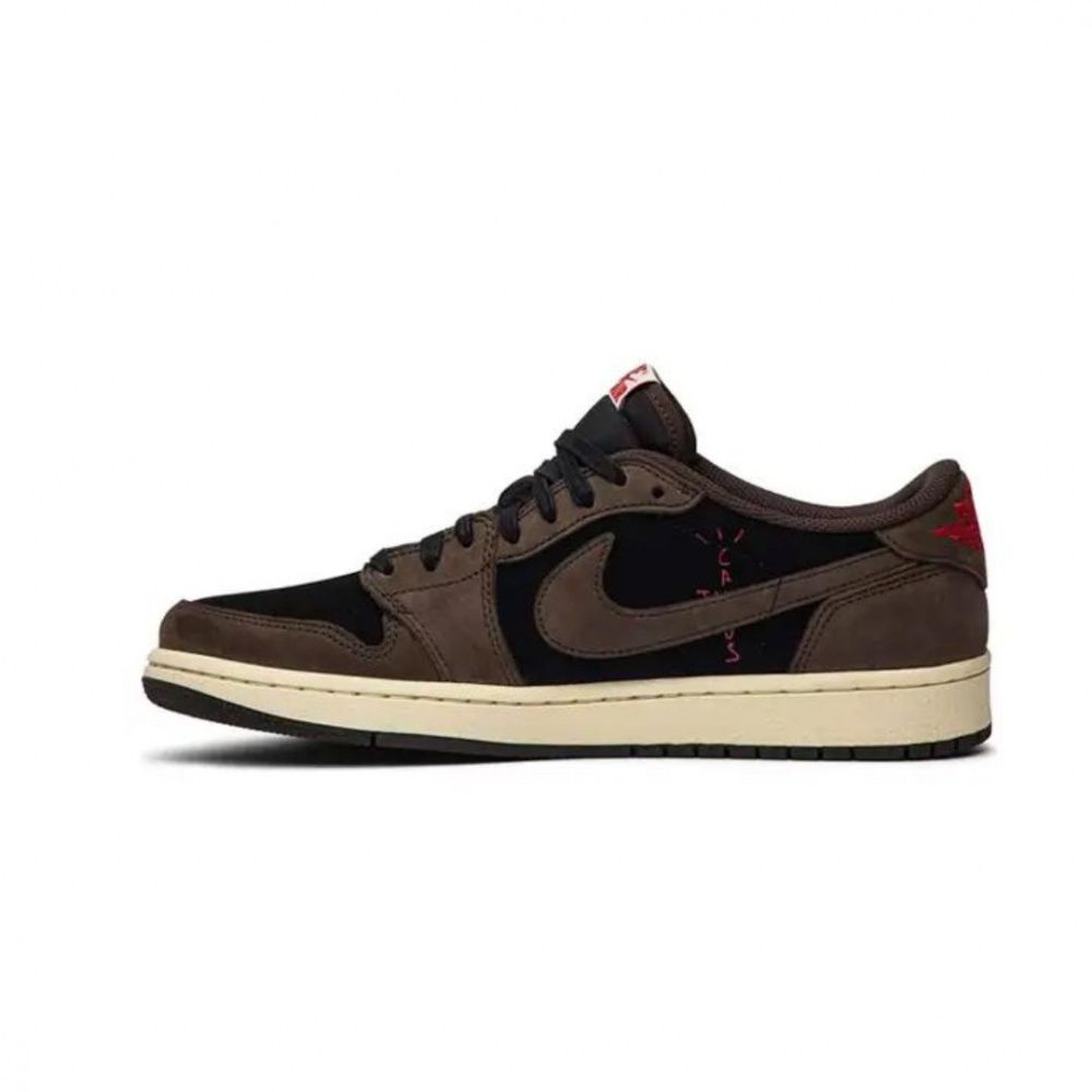 Jordan Travis Scott PREMIUM NACIONAL - Marrom Preto