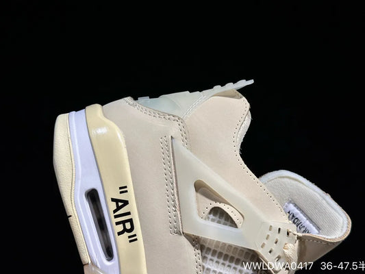 Edição ESPECIAL Air Jordan 4 Retro SP x Off-White "Sail"