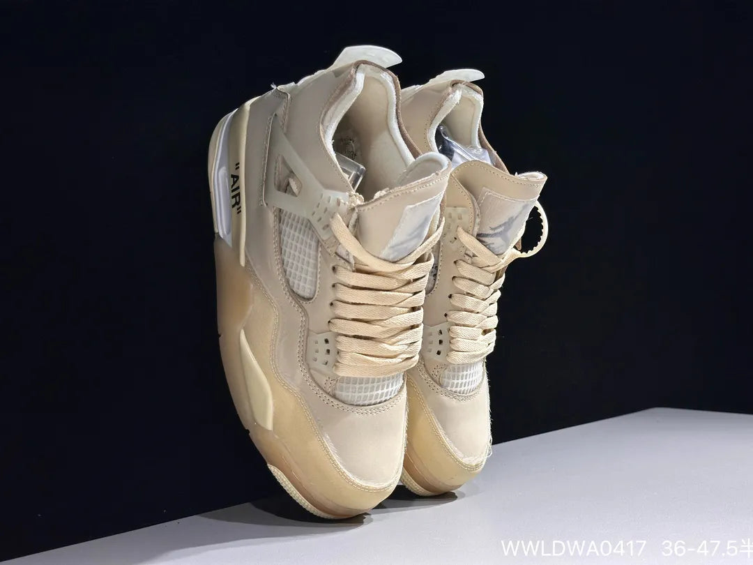 Edição ESPECIAL Air Jordan 4 Retro SP x Off-White "Sail"