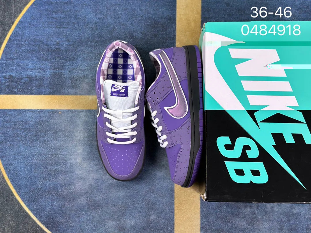 Edição ESPECIAL Concepts x SB Dunk Low "Purple Lobster"