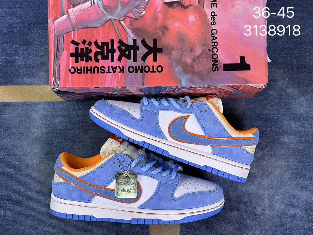 Edição ESPECIAL LANÇAMENTO SB Dunk Low x Otomo Katsuhiro "Steamboy OST" University Blue/Orange