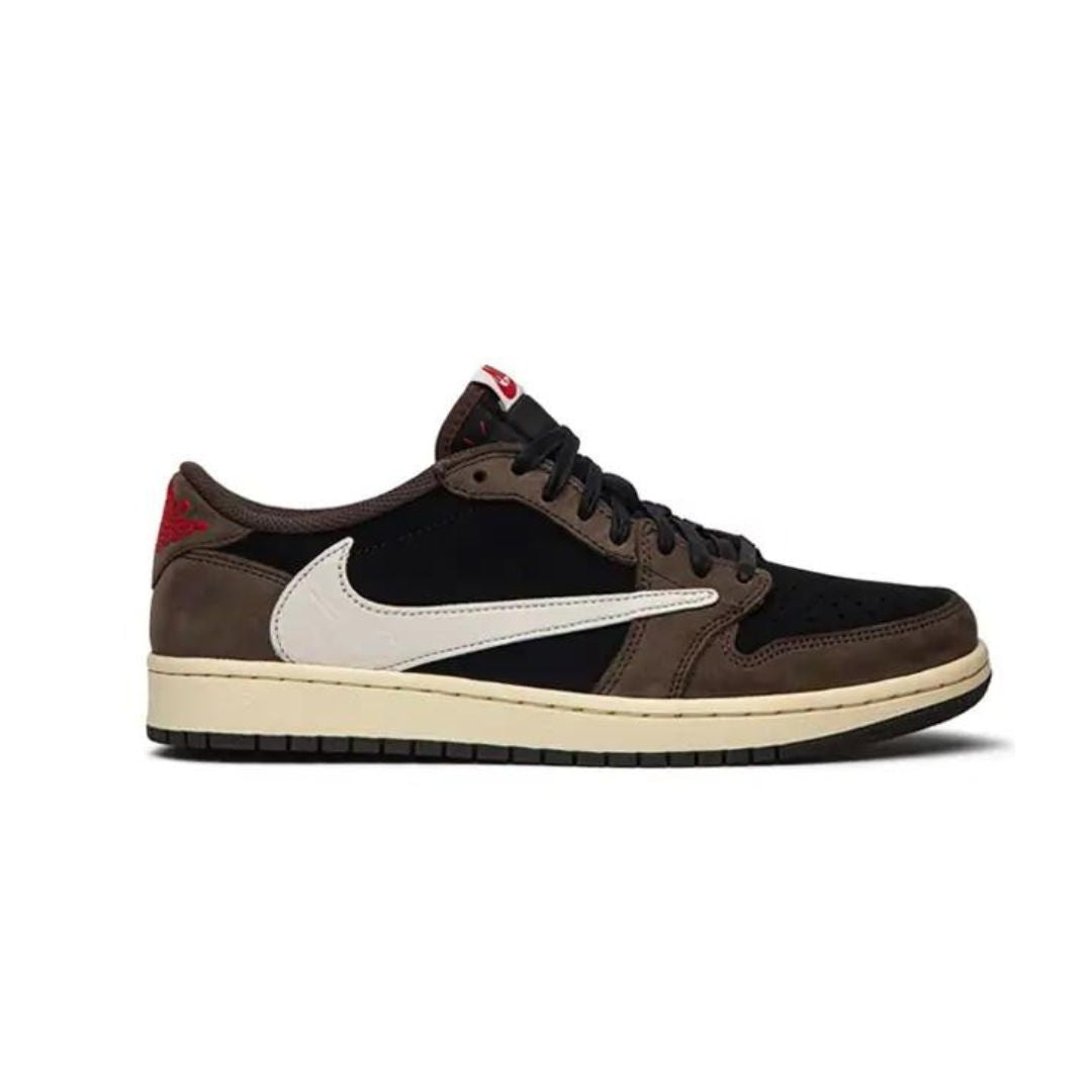 Jordan Travis Scott PREMIUM NACIONAL - Marrom Preto