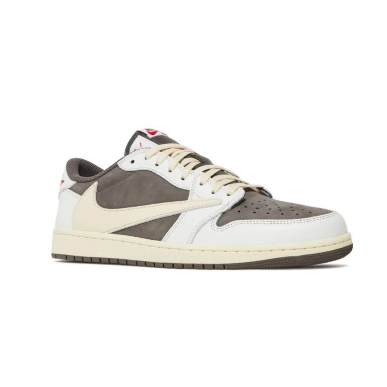 Jordan Travis Scott PREMIUM NACIONAL  - Marfim Marrom