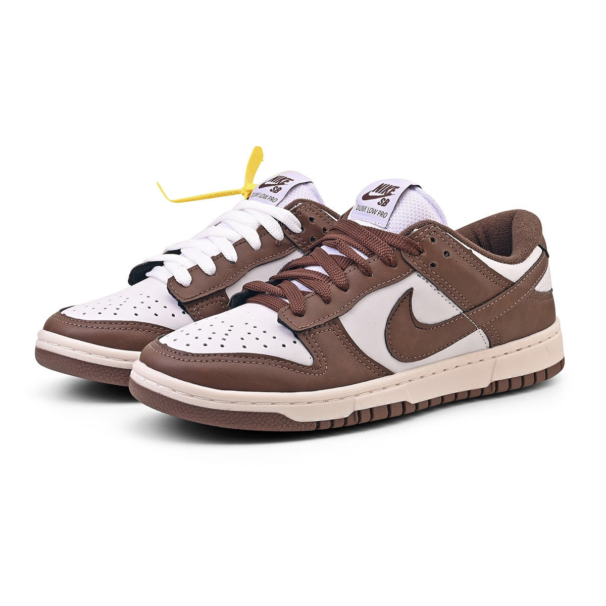 Dunk Low Cacao Wow PREMIUM NACIONAL - Marrom Branco