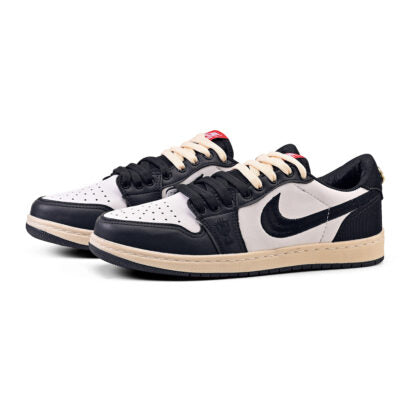 Nike Air Jordan 1 NACIONAL PREMIUM Trophy Room Away (Preto/Branco)