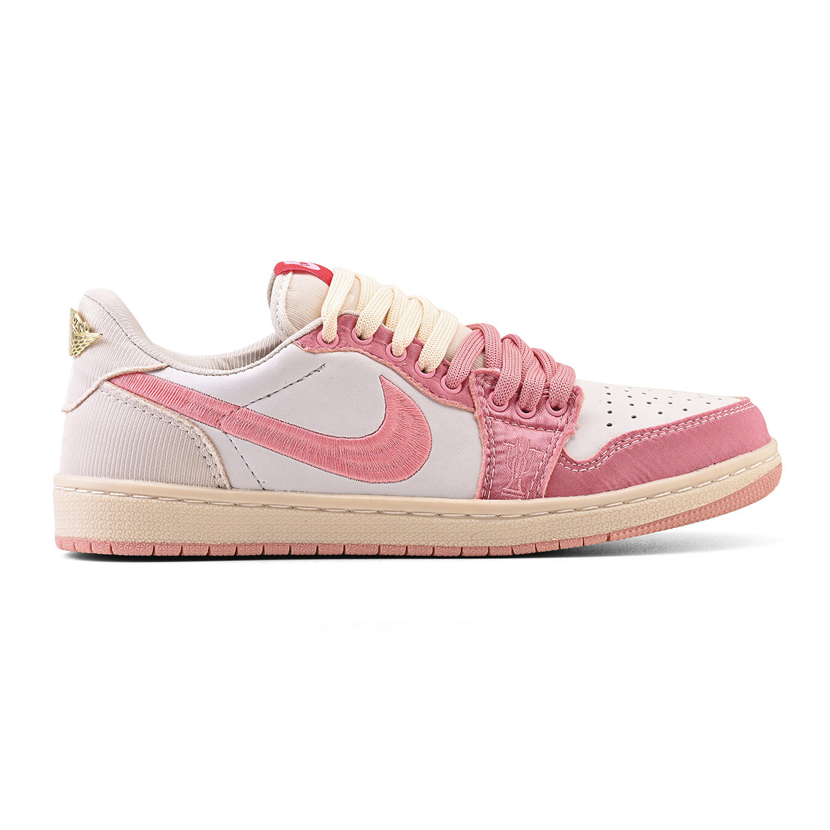 Nike Air Jordan 1 NACIONAL PREMIUM Trophy Room Away (Branco/Rosa)