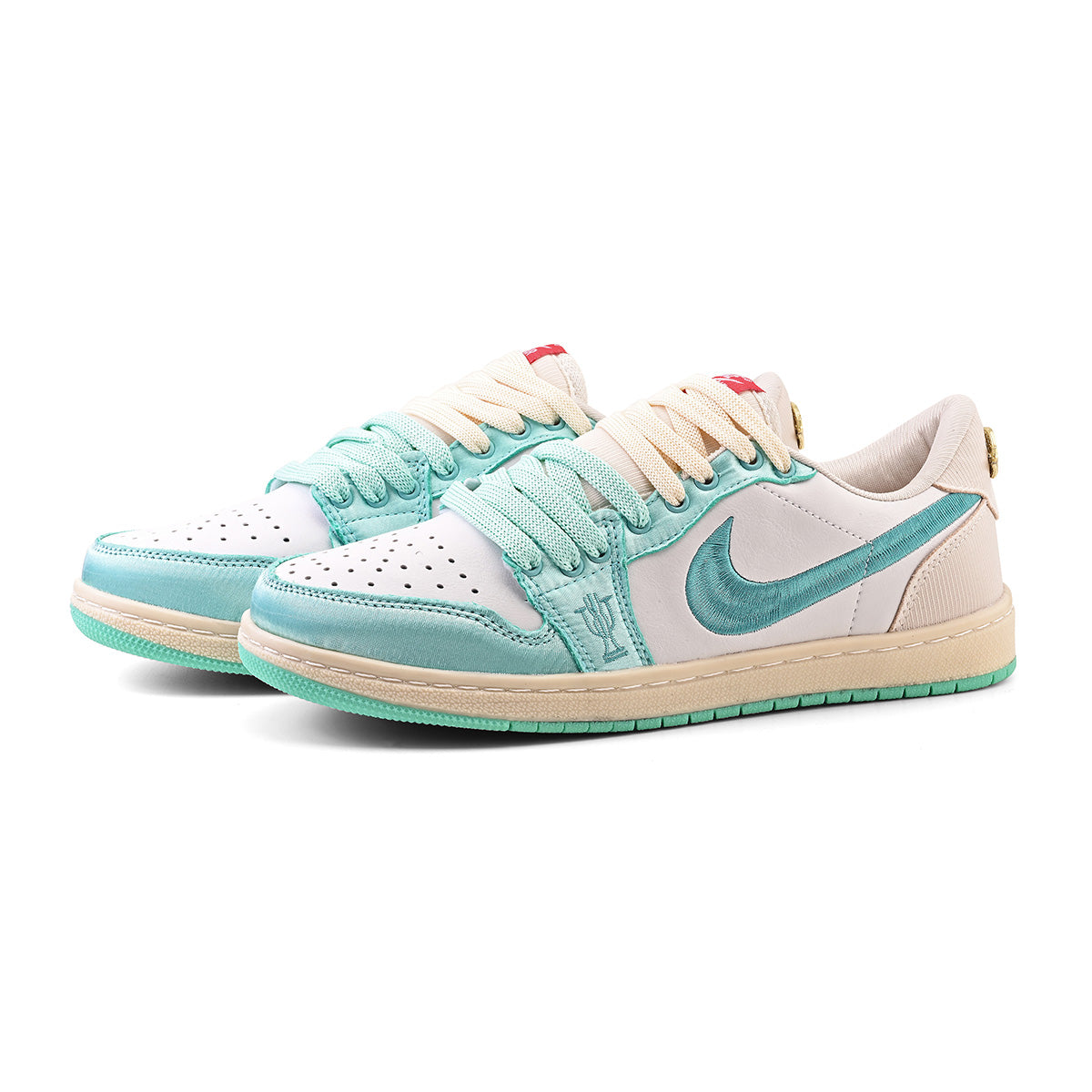 Nike Air Jordan 1 NACIONAL PREMIUM Trophy Room Away (Branco/Verde Água)