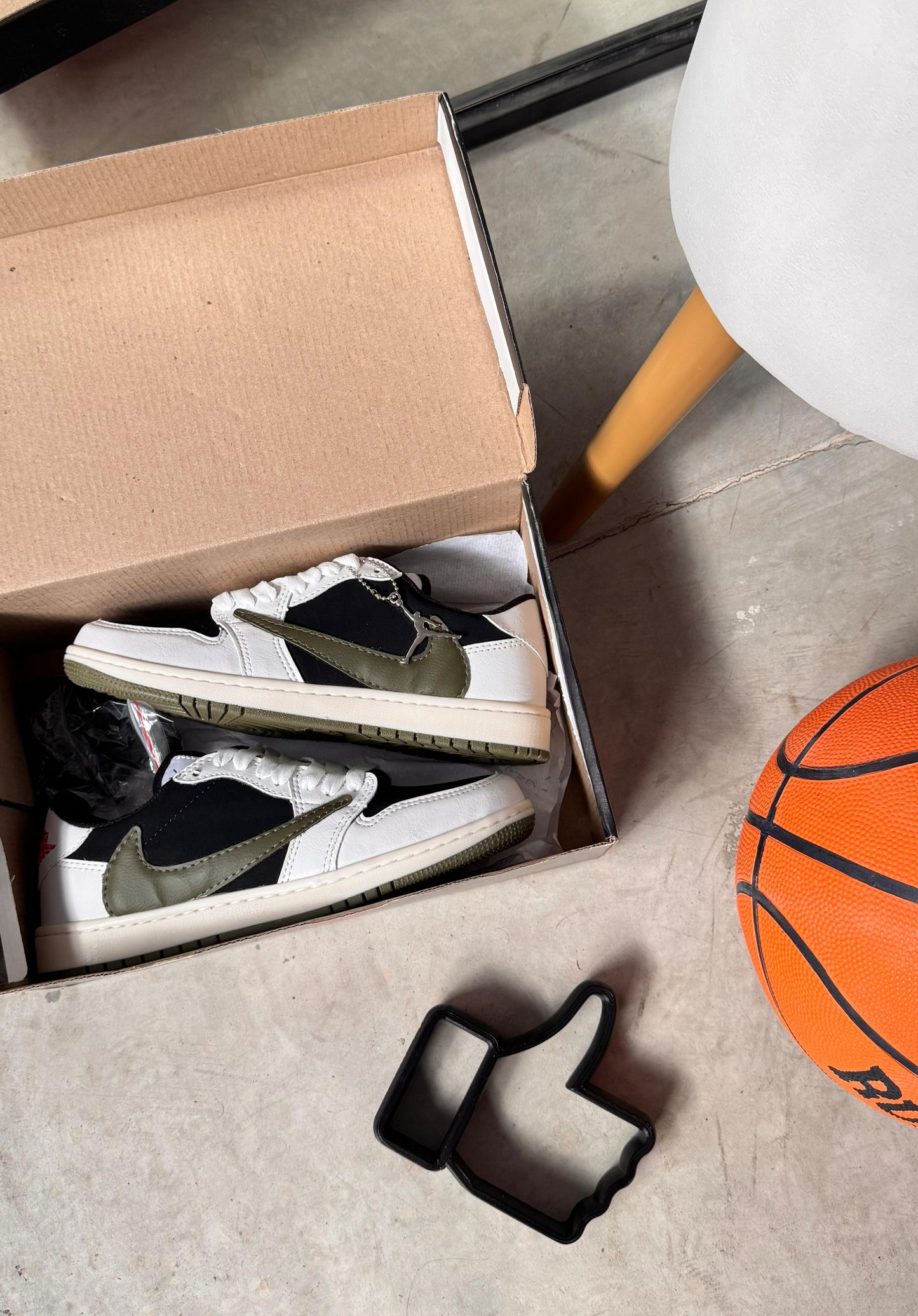 Jordan Travis Scott NACIONAL PREMIUM - Branco Verde