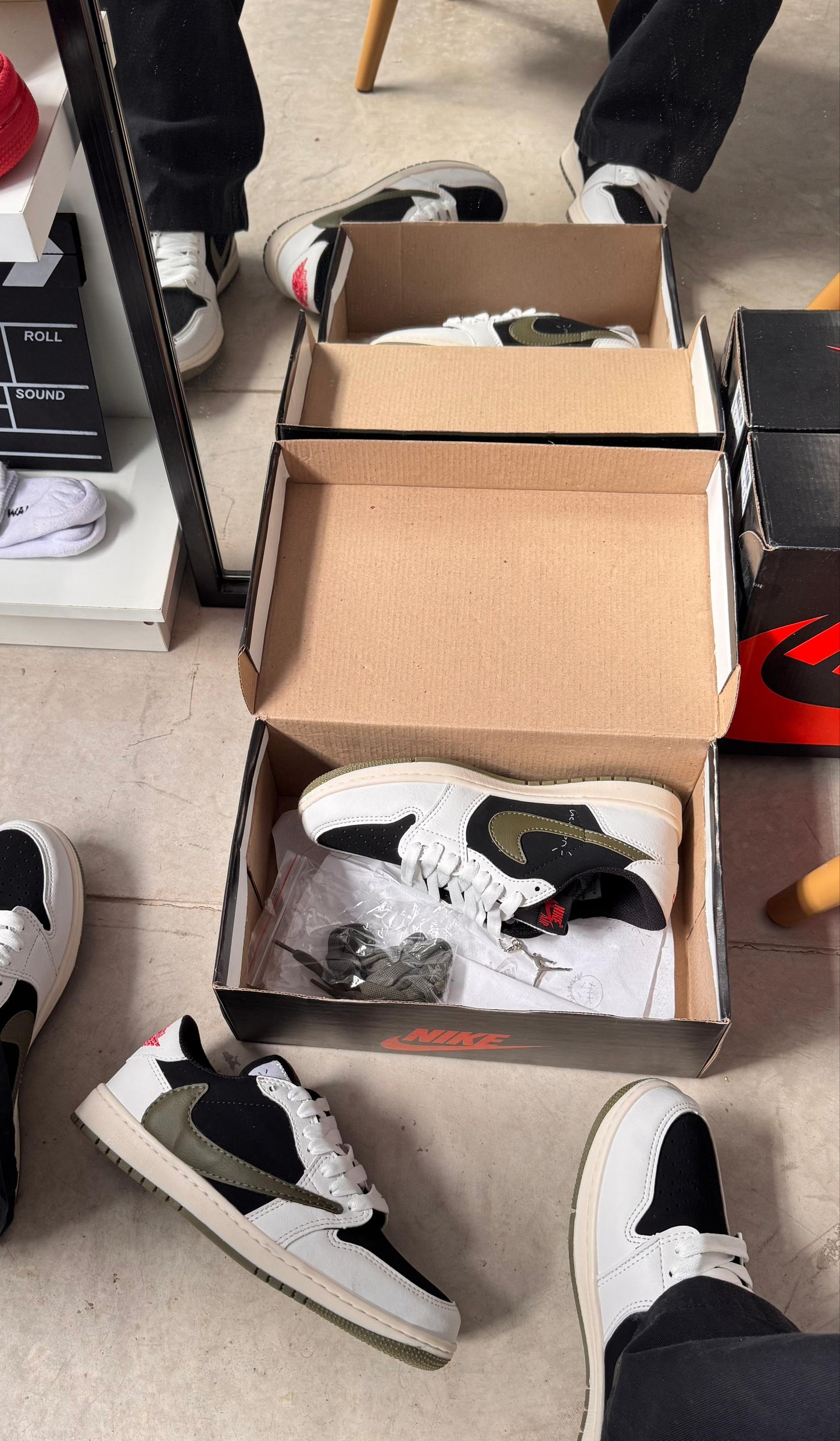 Jordan Travis Scott NACIONAL PREMIUM - Branco Verde