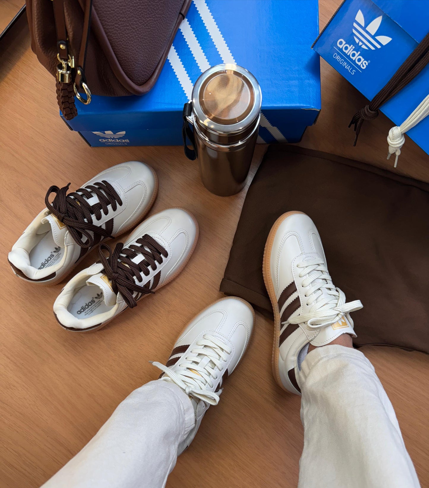 Samba NACIONAL PREMIUM - Branco Marrom