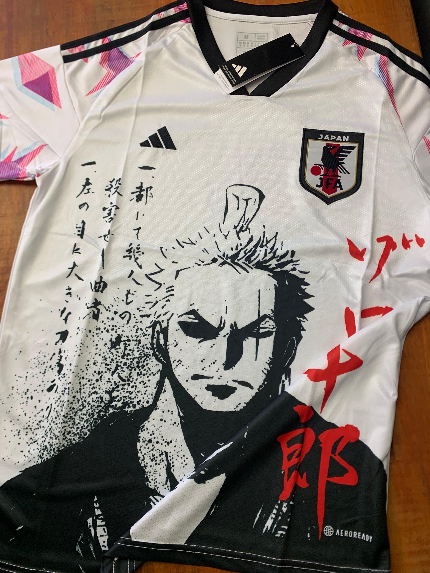 Camiseta de time EDIÇÃO ESPECIAL: Japão (Zoro, One Piece)