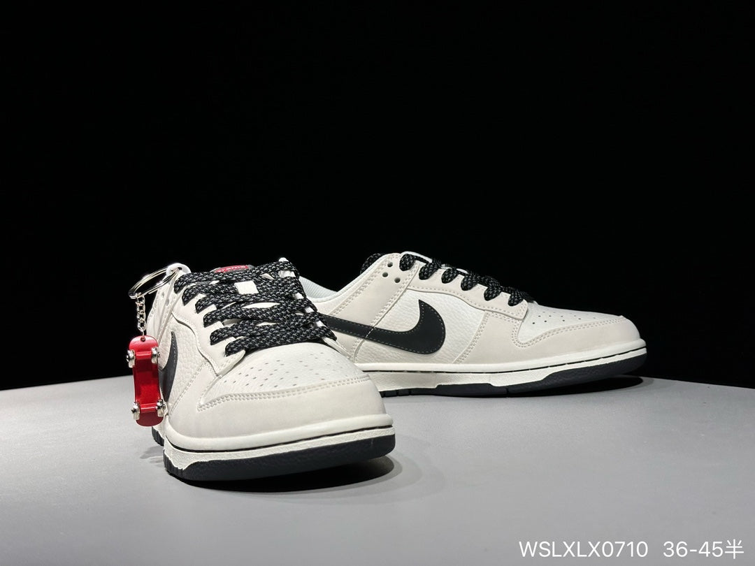 Edição ESPECIAL LANÇAMENTO Supreme x Nike SB Dunk Low Off White Black Red