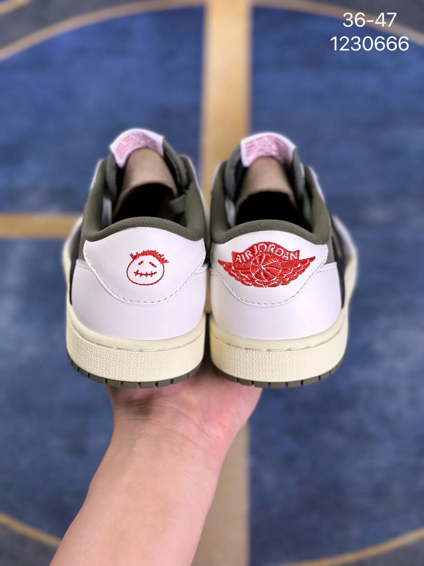 Edição ESPECIAL LANÇAMENTO Air Jordan 1 Low x Travis Scott "Medium Olive"