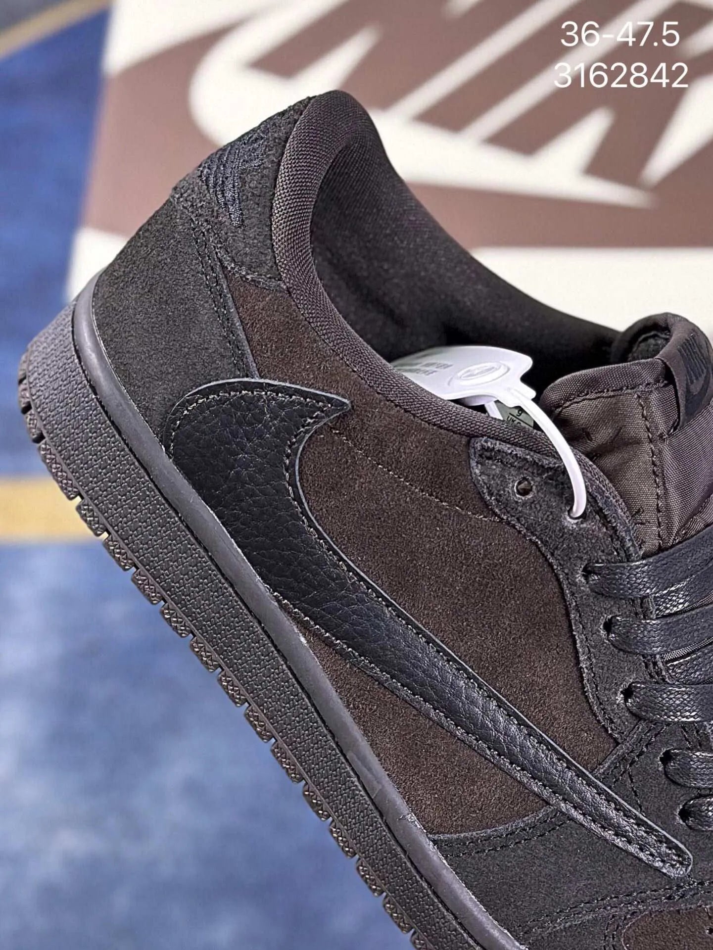 Edição ESPECIAL LANÇAMENTO Air Jordan 1 Low x Travis Scott "Velvet Brown"