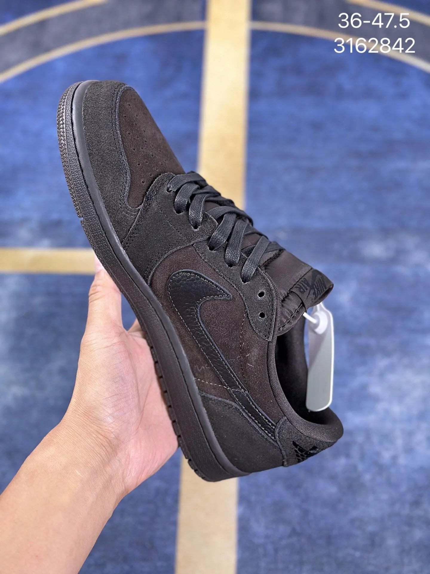 Edição ESPECIAL LANÇAMENTO Air Jordan 1 Low x Travis Scott "Velvet Brown"