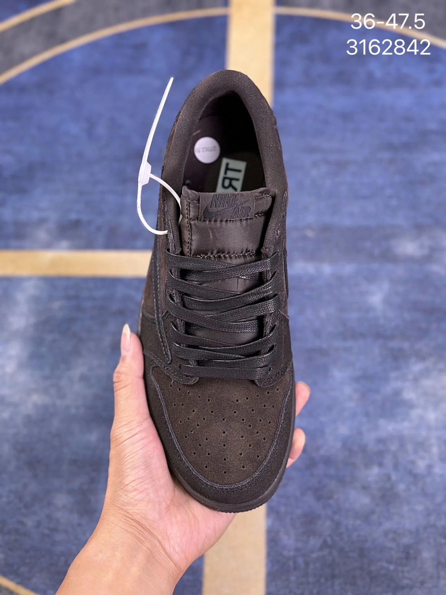 Edição ESPECIAL LANÇAMENTO Air Jordan 1 Low x Travis Scott "Velvet Brown"