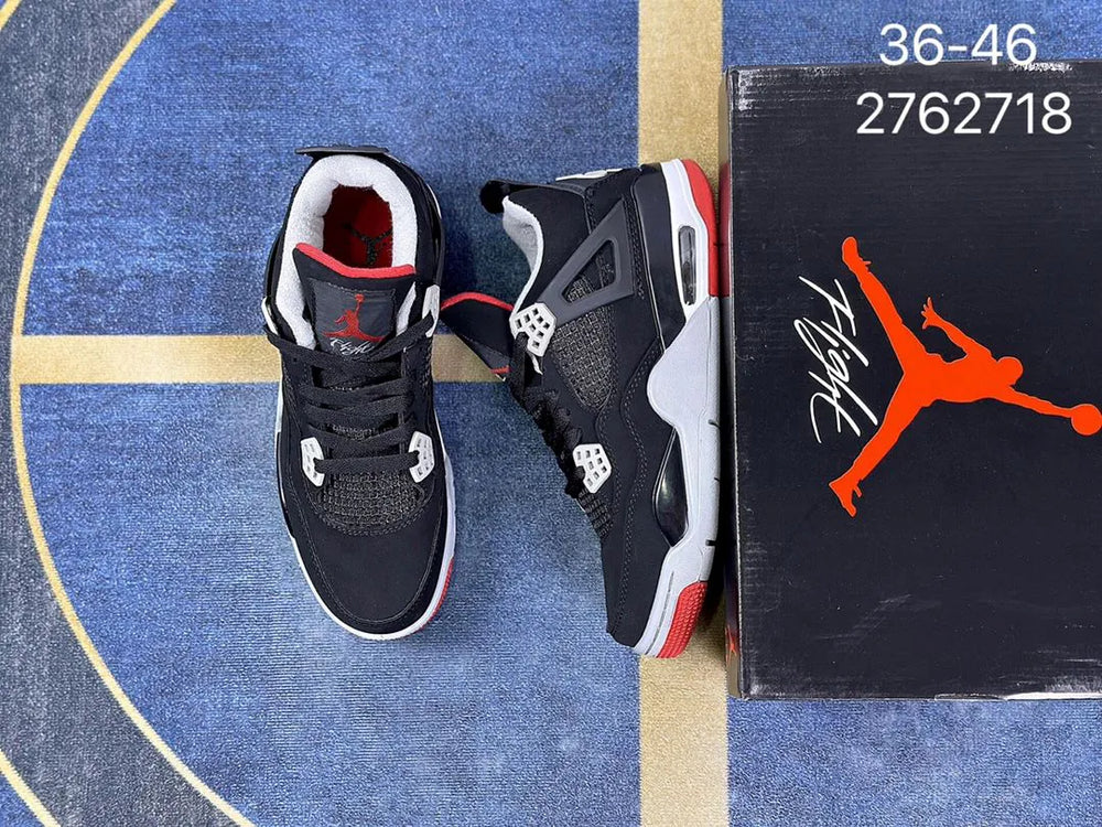Edicao ESPECIAL Air Jordan 4 Bred 2019
