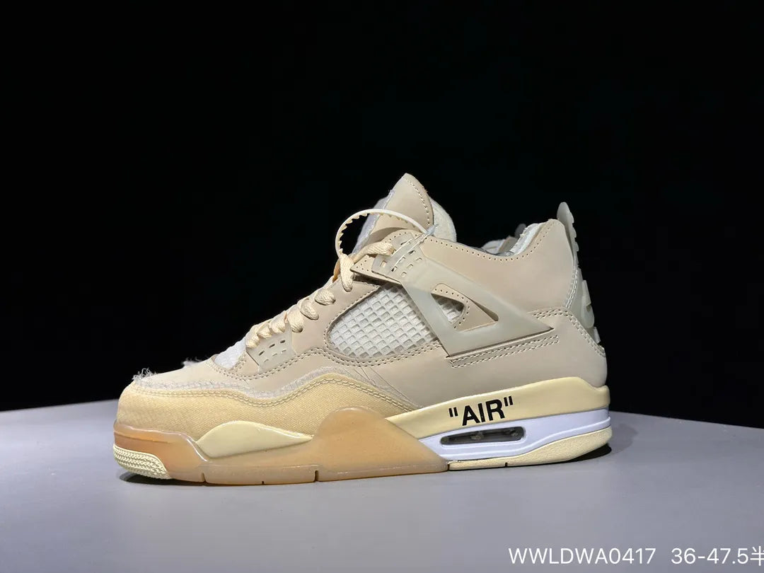 Edição ESPECIAL Air Jordan 4 Retro SP x Off-White "Sail"