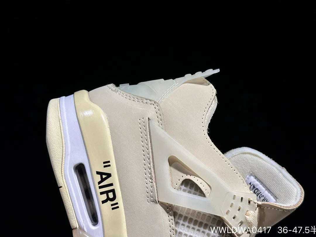 Edição ESPECIAL Air Jordan 4 Retro SP x Off-White "Sail"