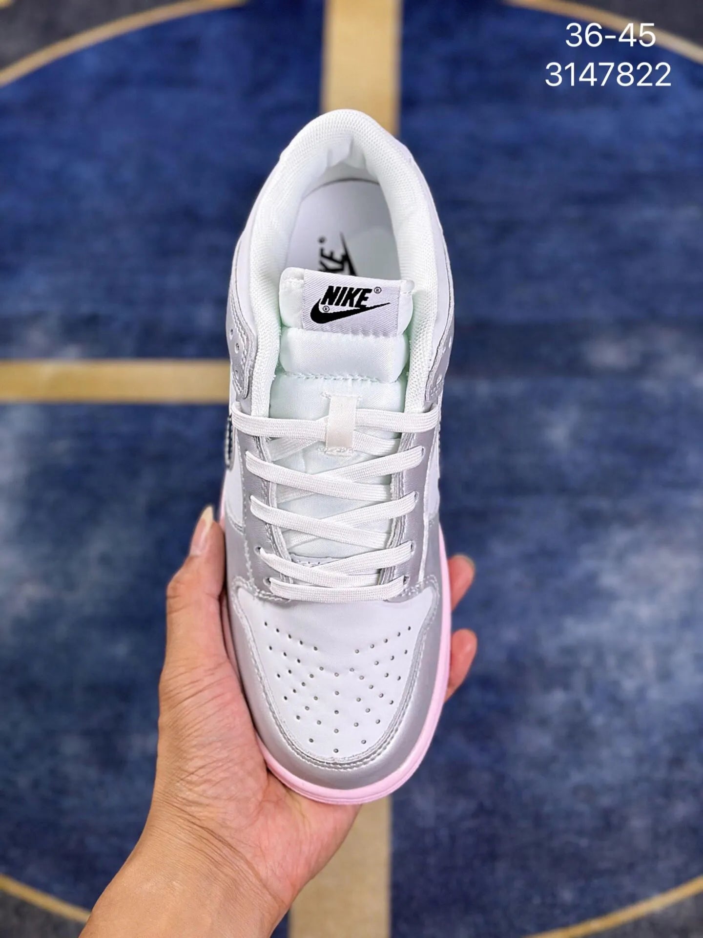 Edição ESPECIAL LANÇAMENTO Dunk Low LX Metallic Silver Pink