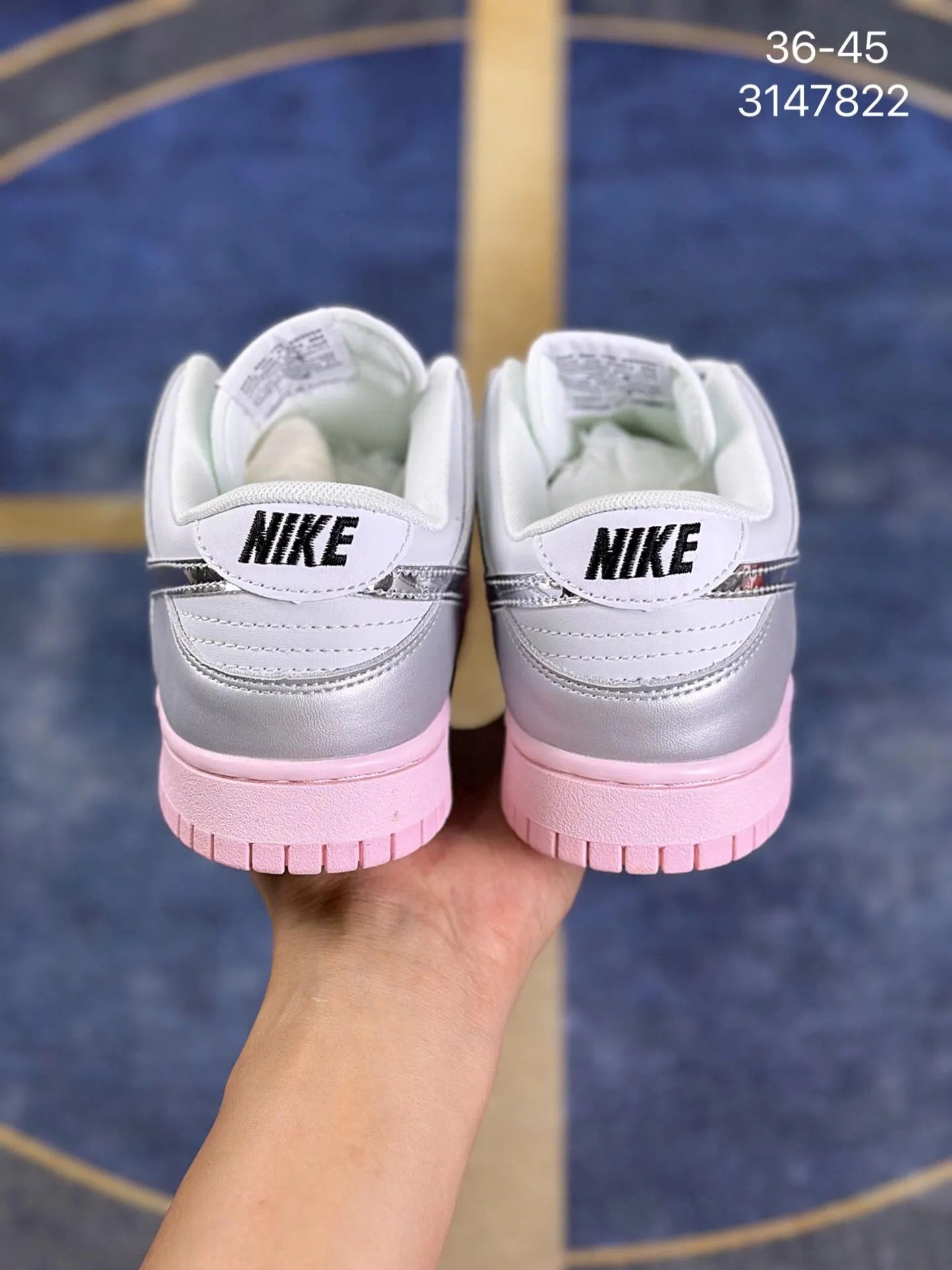 Edição ESPECIAL LANÇAMENTO Dunk Low LX Metallic Silver Pink