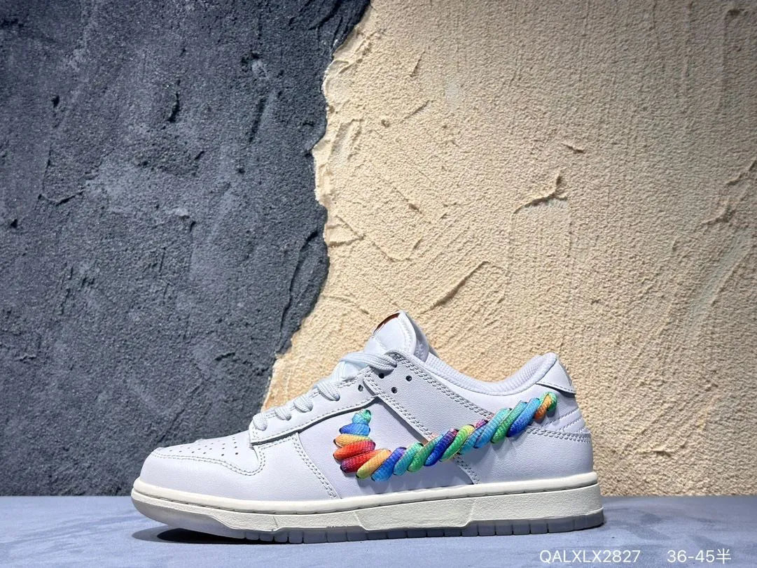 Edição ESPECIAL LANÇAMENTO Dunk Low "Rainbow Swoosh"