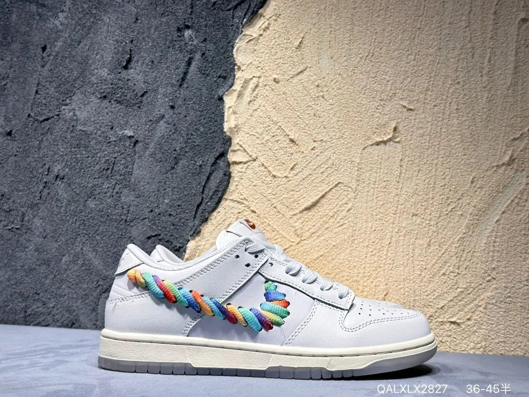 Edição ESPECIAL LANÇAMENTO Dunk Low "Rainbow Swoosh"