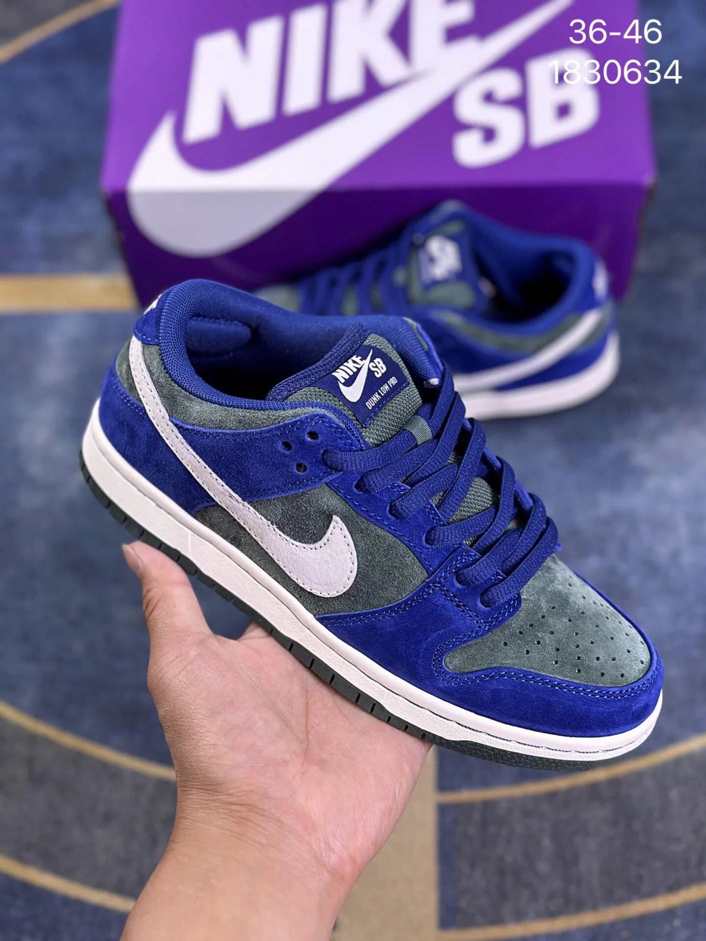 LANÇAMENTO SB Dunk Low Deep Royal Blue