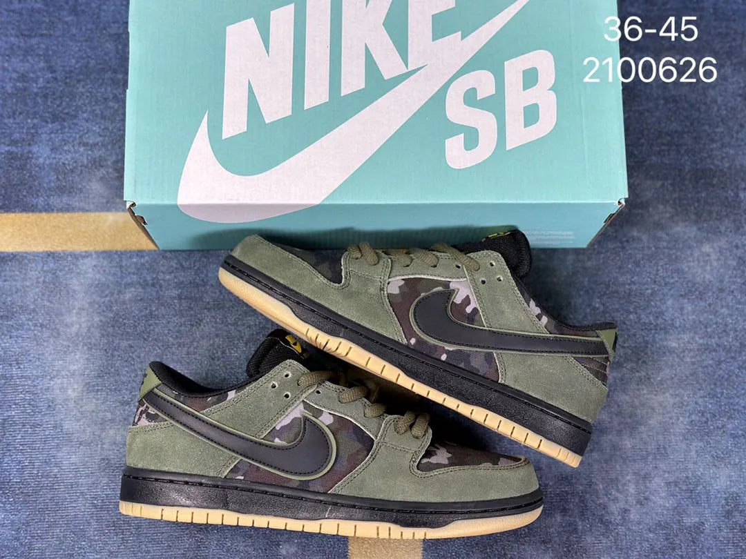 Edição ESPECIAL SB Dunk Low Pro "Camo"