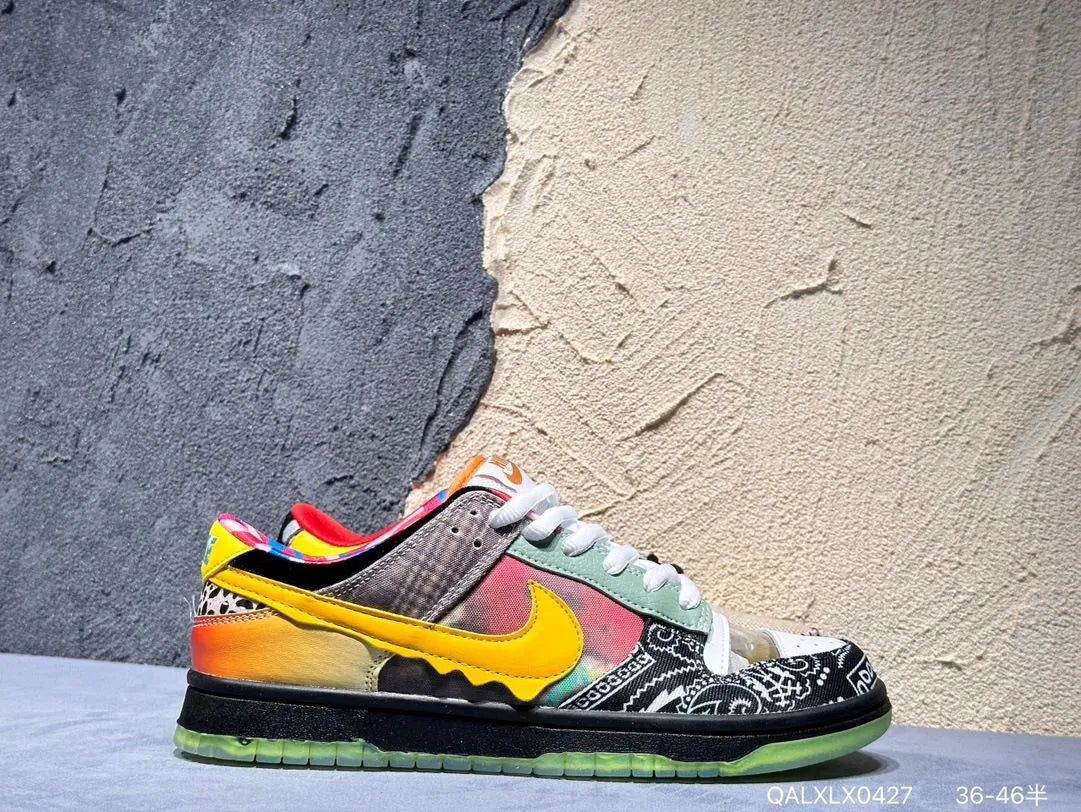 Edição ESPECIAL LANÇAMENTO SB Dunk Low Pro "What the Dunk" 2024
