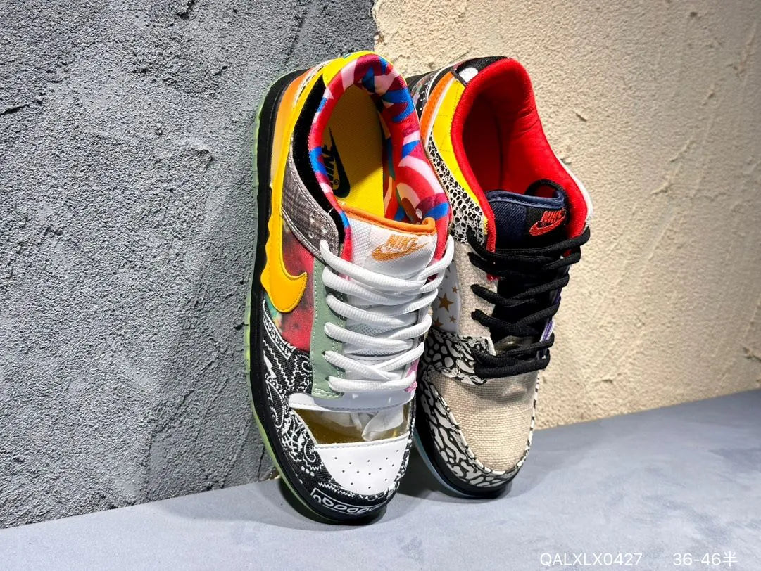 Edição ESPECIAL LANÇAMENTO SB Dunk Low Pro "What the Dunk" 2024