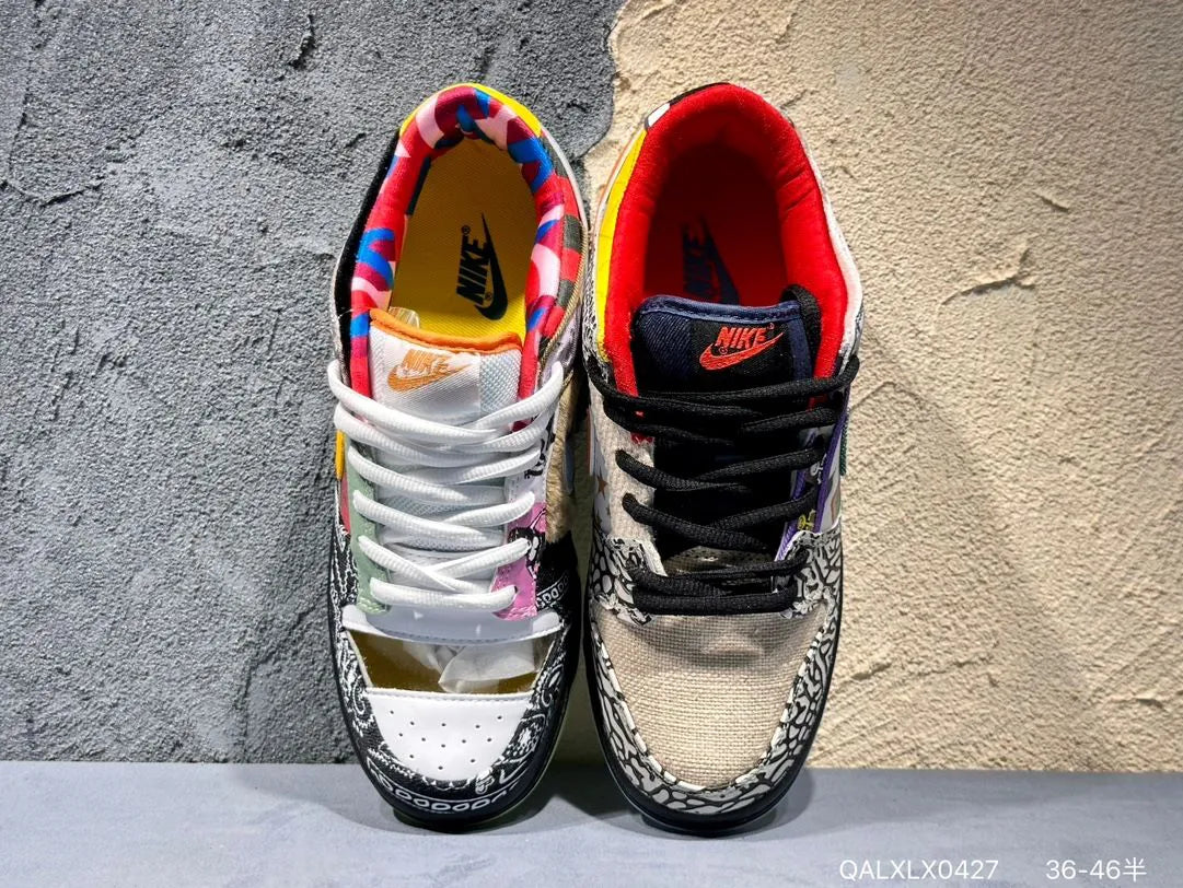 Edição ESPECIAL LANÇAMENTO SB Dunk Low Pro "What the Dunk" 2024