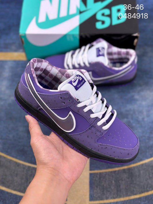 Edição ESPECIAL Concepts x SB Dunk Low "Purple Lobster"