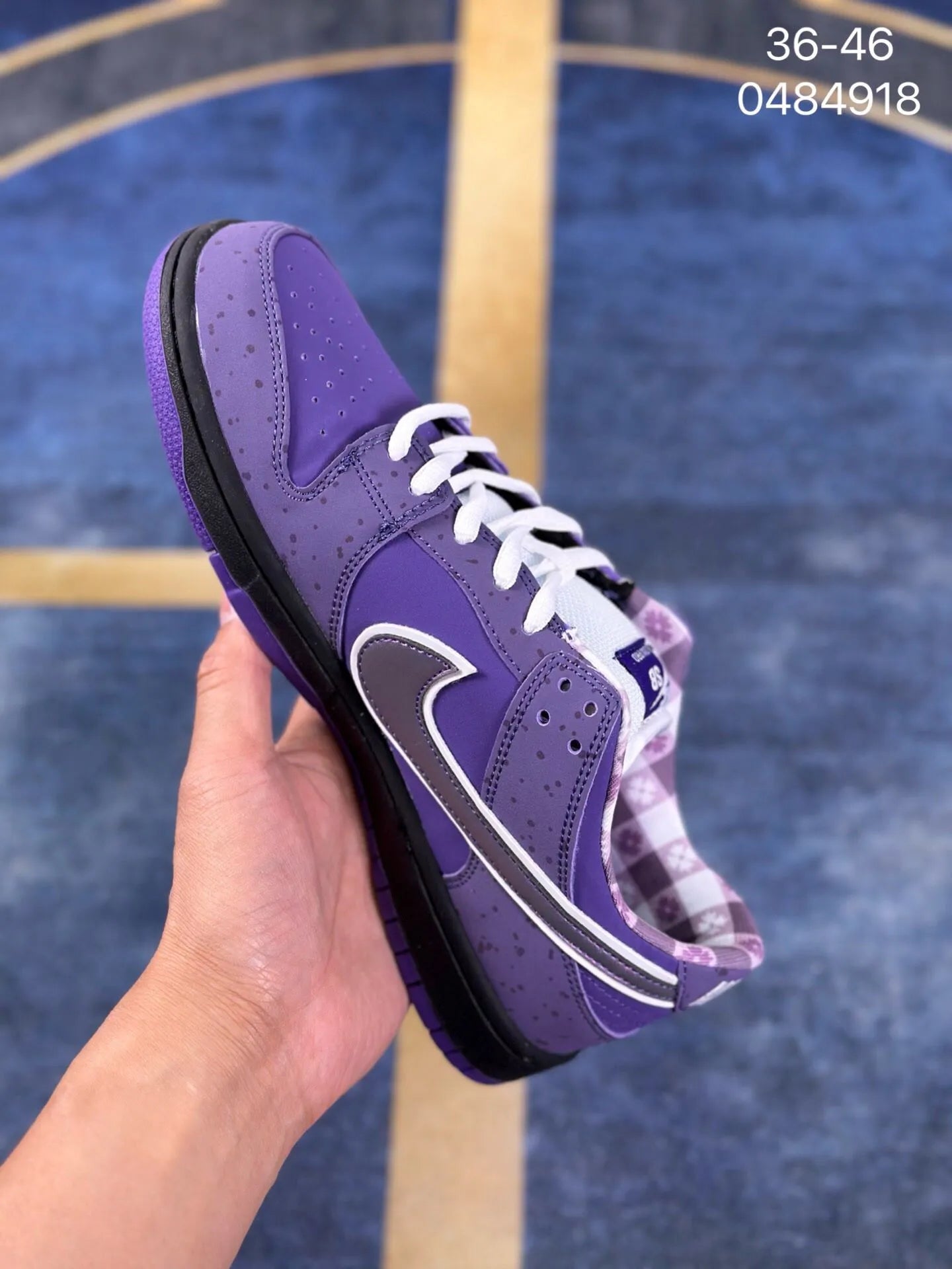 Edição ESPECIAL Concepts x SB Dunk Low "Purple Lobster"