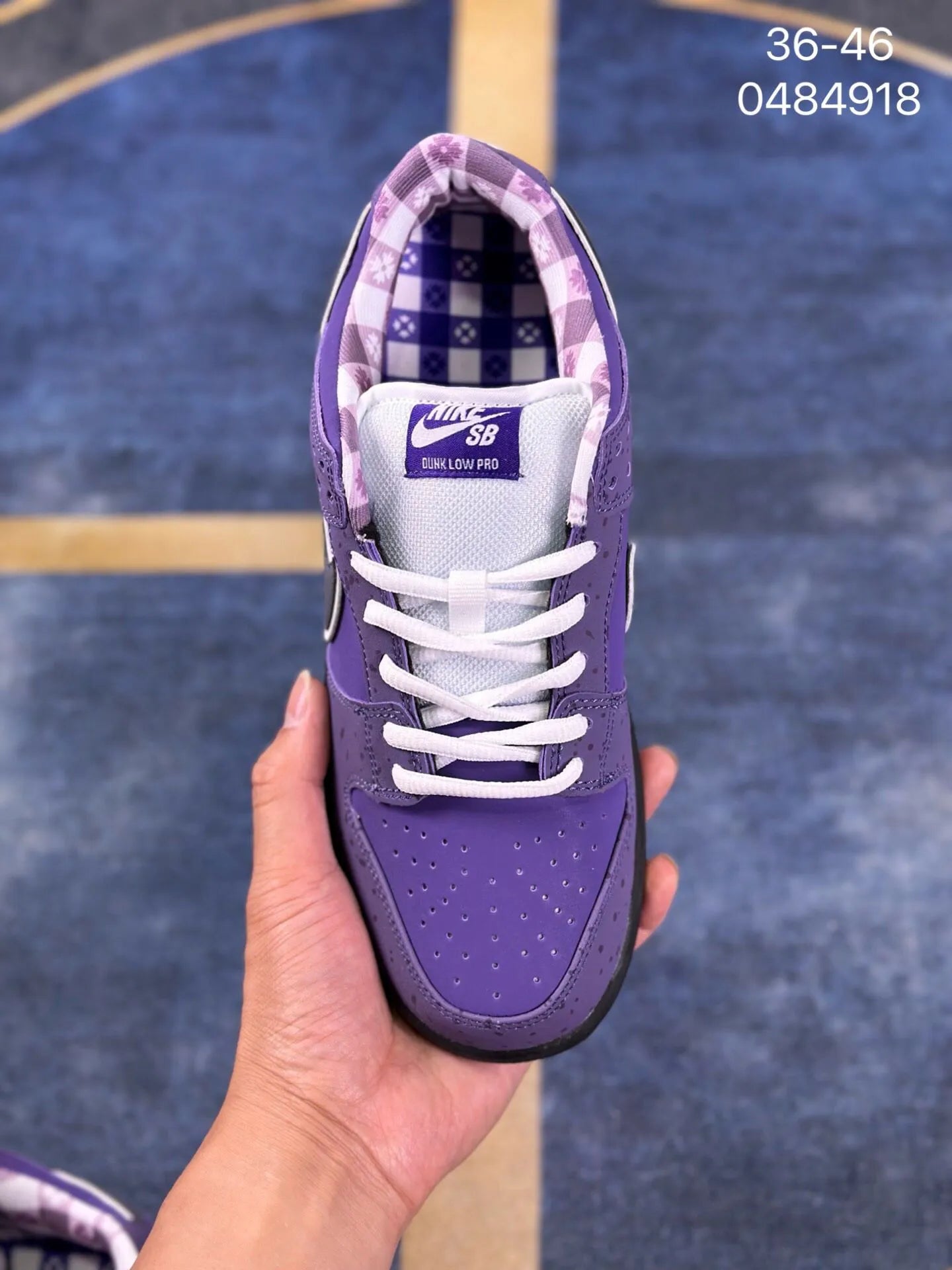 Edição ESPECIAL Concepts x SB Dunk Low "Purple Lobster"