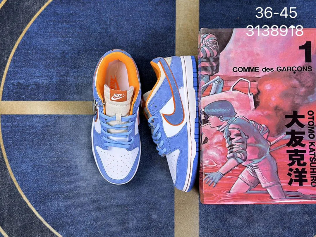 Edição ESPECIAL LANÇAMENTO SB Dunk Low x Otomo Katsuhiro "Steamboy OST" University Blue/Orange